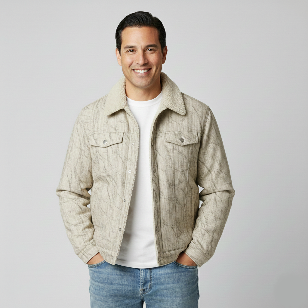 CHAQUETA | DE PANA DE CUELLO ALTO