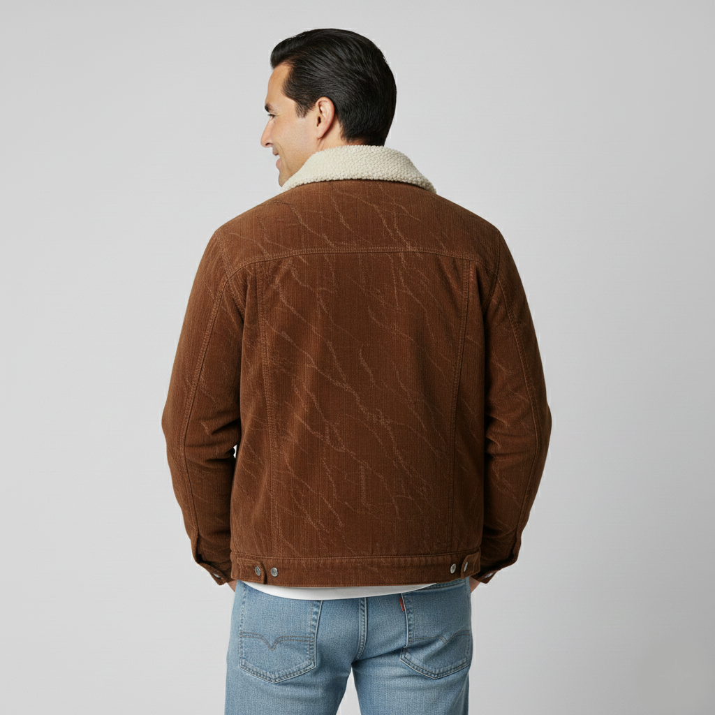 CHAQUETA | DE PANA DE CUELLO ALTO
