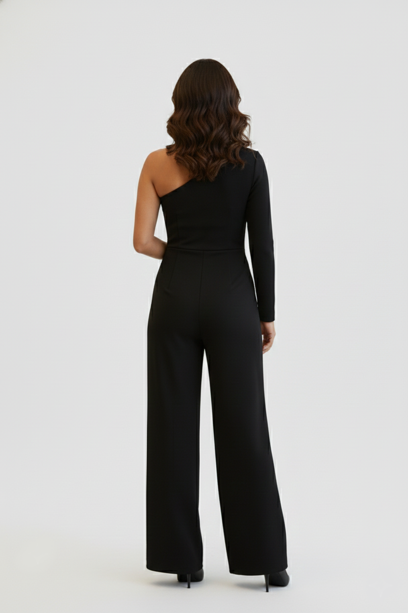 MONO | ELEGANTE ASIMÉTRICO CON DETALLES BRILLANTES