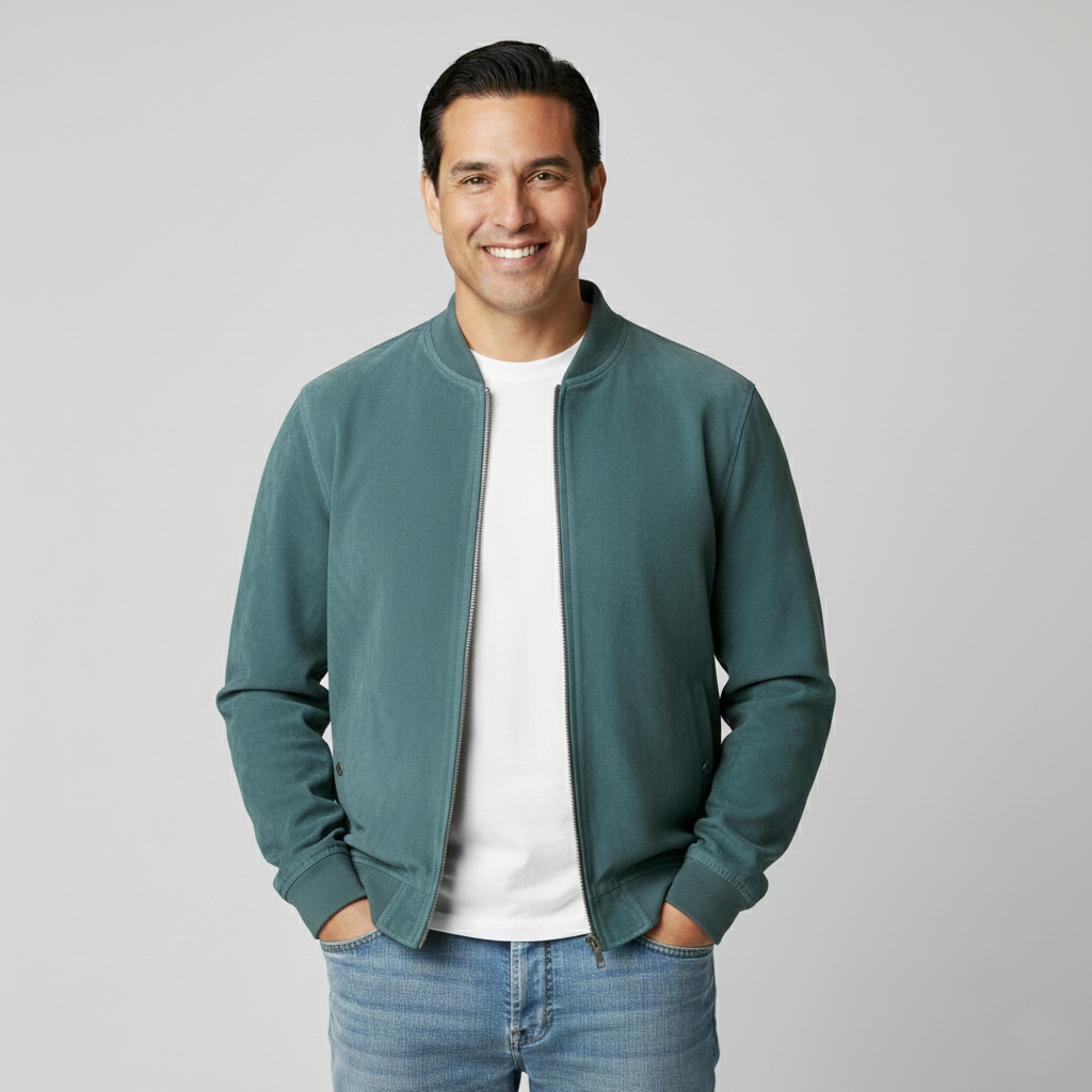 CHAQUETA | BOMBER CLÁSICA SUAVE